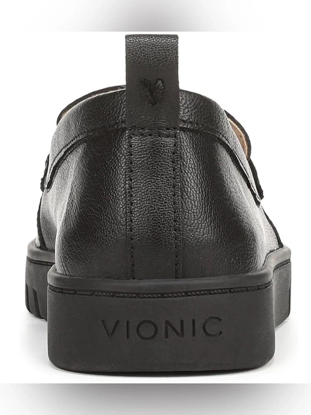 Vionic Women’s Black Leather Penny Loafer Slip-On Size 8.5 - Picture 6 of 16